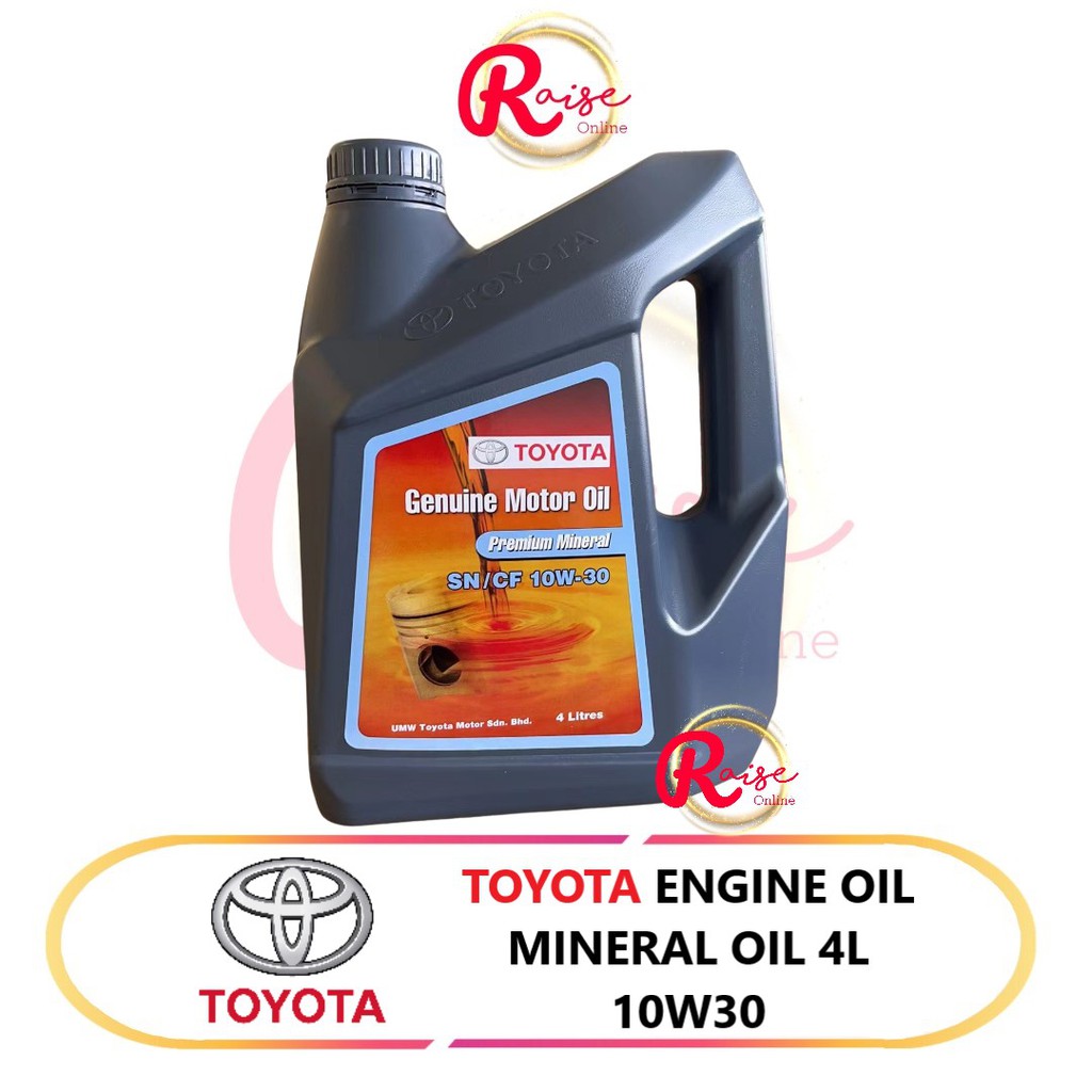 Original Toyota Premium Mineral Sn Cf W Engine Oil L Minyak