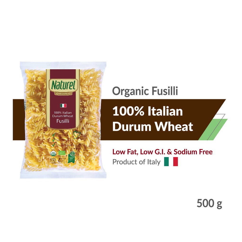 Naturel Organic Pasta Fusilli G Shopee Malaysia