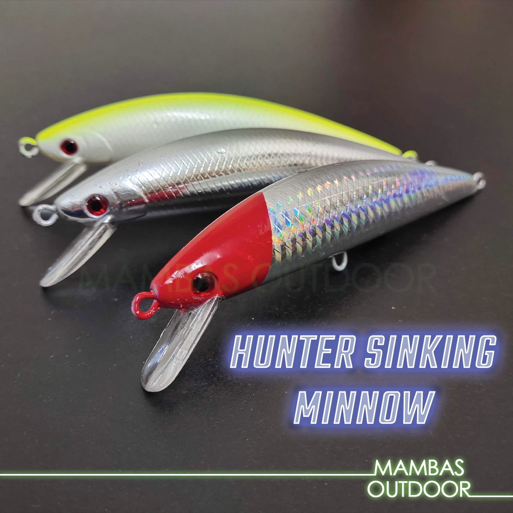 Mambas Hunter Sinking Minnow 13cm 40g Pintail Fishing Casting Gewang