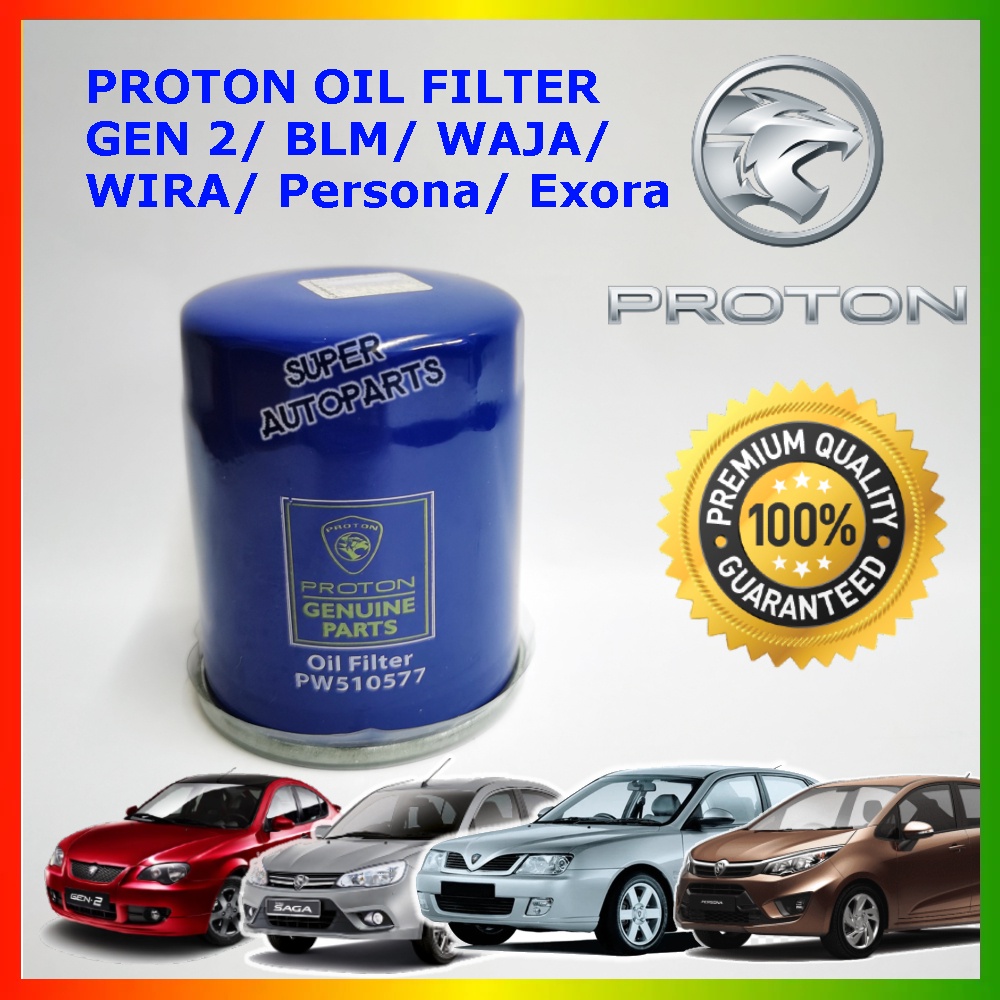 Proton Engine Oil Filter Gen Blm Waja Wira Persona Exora Iriz Exora