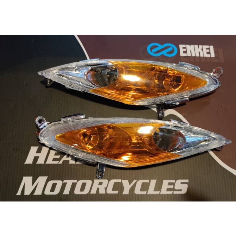 Enkei Front Signal Yamaha Lc V Lc Clear Tinted Signal Assy Head