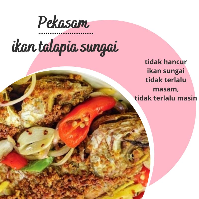 Pekasam Ikan Talapia Sungai Fresh HALAL Shopee Malaysia