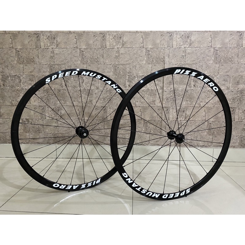 Pizz Aero Speed Mustang Wheelset Fixedgear Wheelset Shopee Malaysia