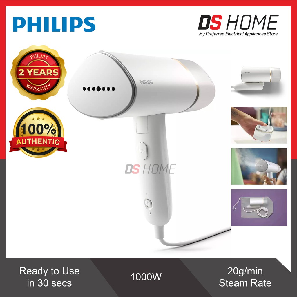 PHILIPS STH3020 16 GARMENT HANDLED STEAMER 3000 SERIES 20G MIN