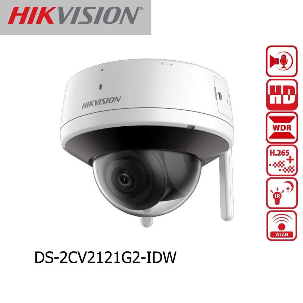 Hikvision DS 2CV2121G2 IDW 2MP Wireless Outdoor Audio Fixed Dome