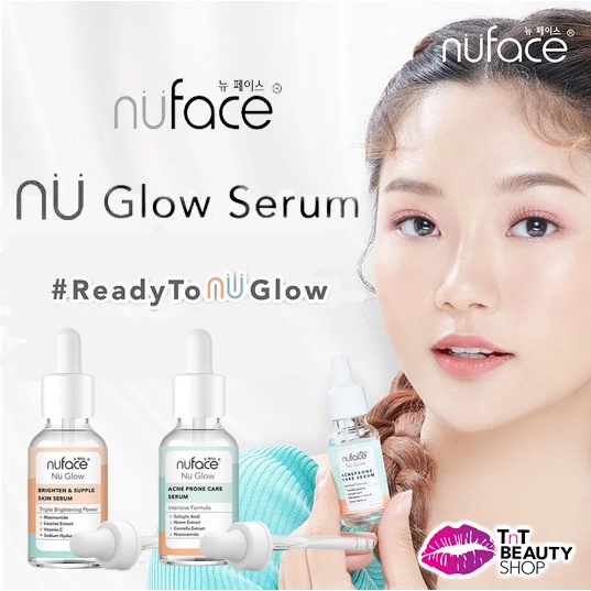 Nuface Nu Glow Face Serum Brighten Supple Acne Prone Care 20ml