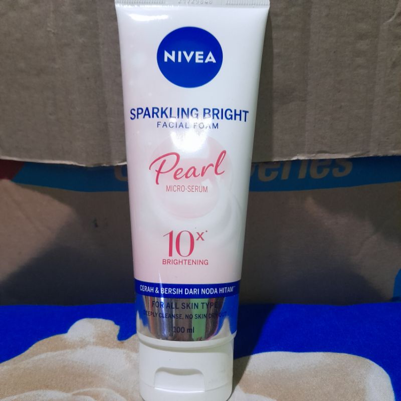 Nivea Sparkling Bright Pearl Facial Foam Ml Shopee Malaysia