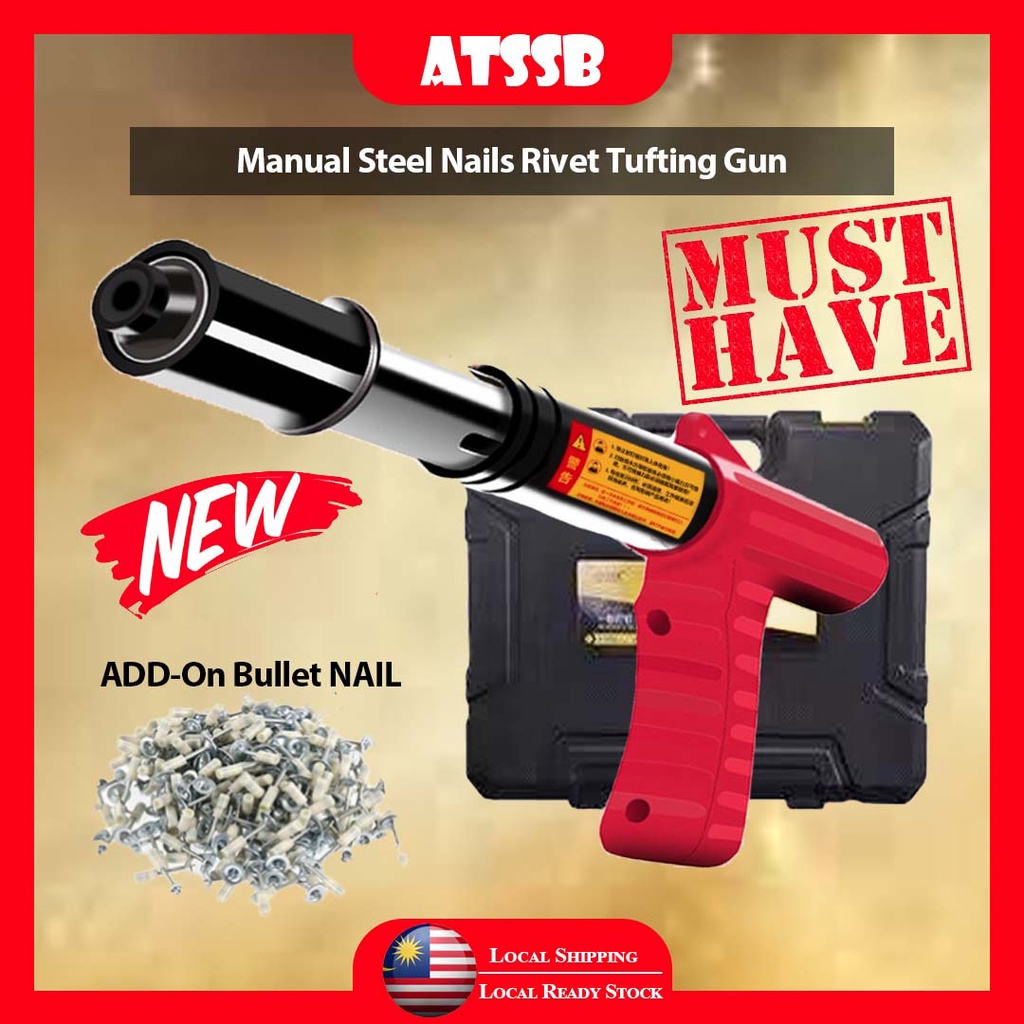 ATSSB Manual Steel Nails Gun Rivet Tufting Nail Gun Ceiling Concrete