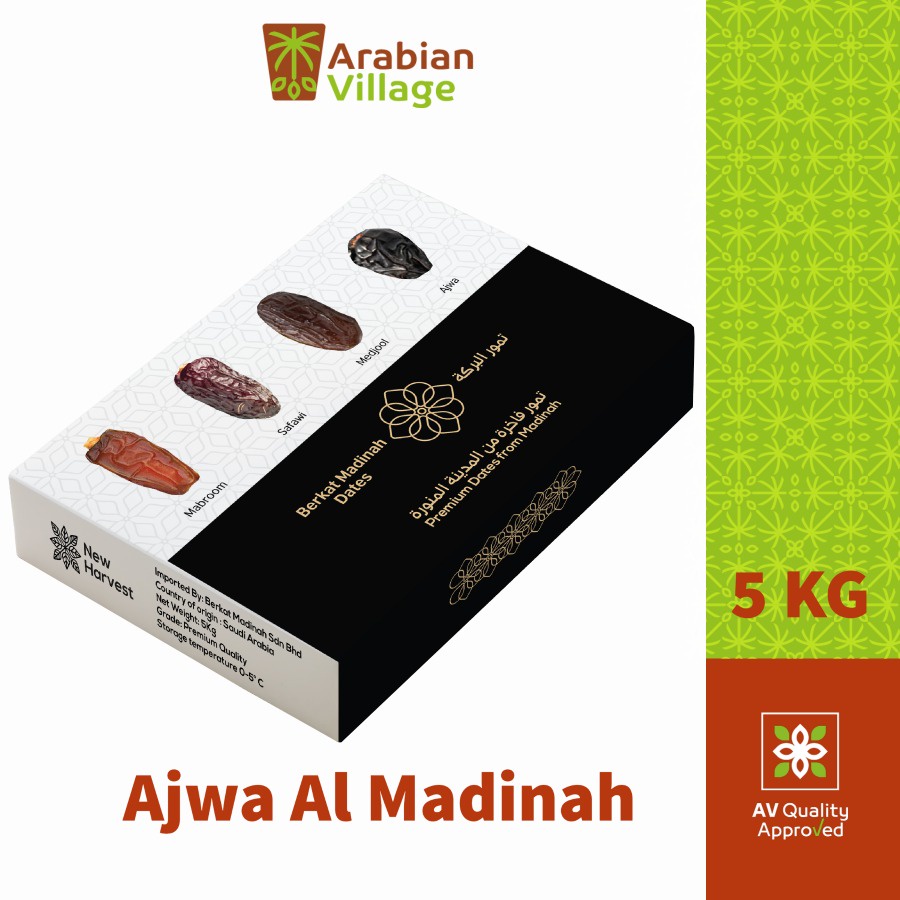 Ajwa Almadinah Dates Kurma Nabi Regular Large Aa Jumbo Vip Kg