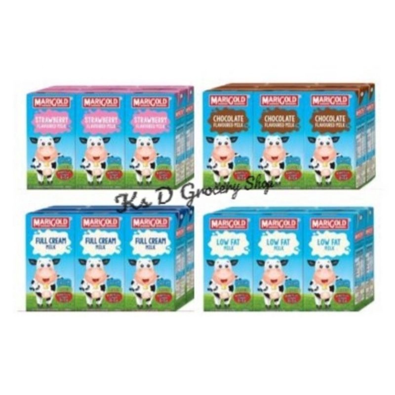 MARIGOLD UHT MILK ASSORTED PERISA 200ML X 6KOTAK Shopee Malaysia