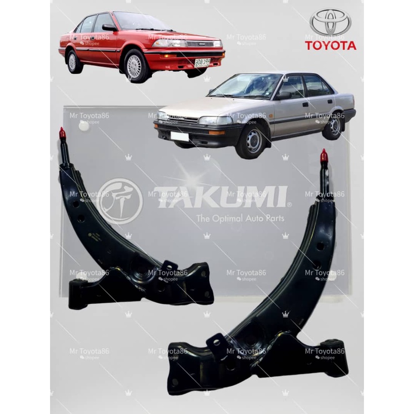 Toyota Corolla Sprinter Takumi Front Depan Lower Arm Without Ball