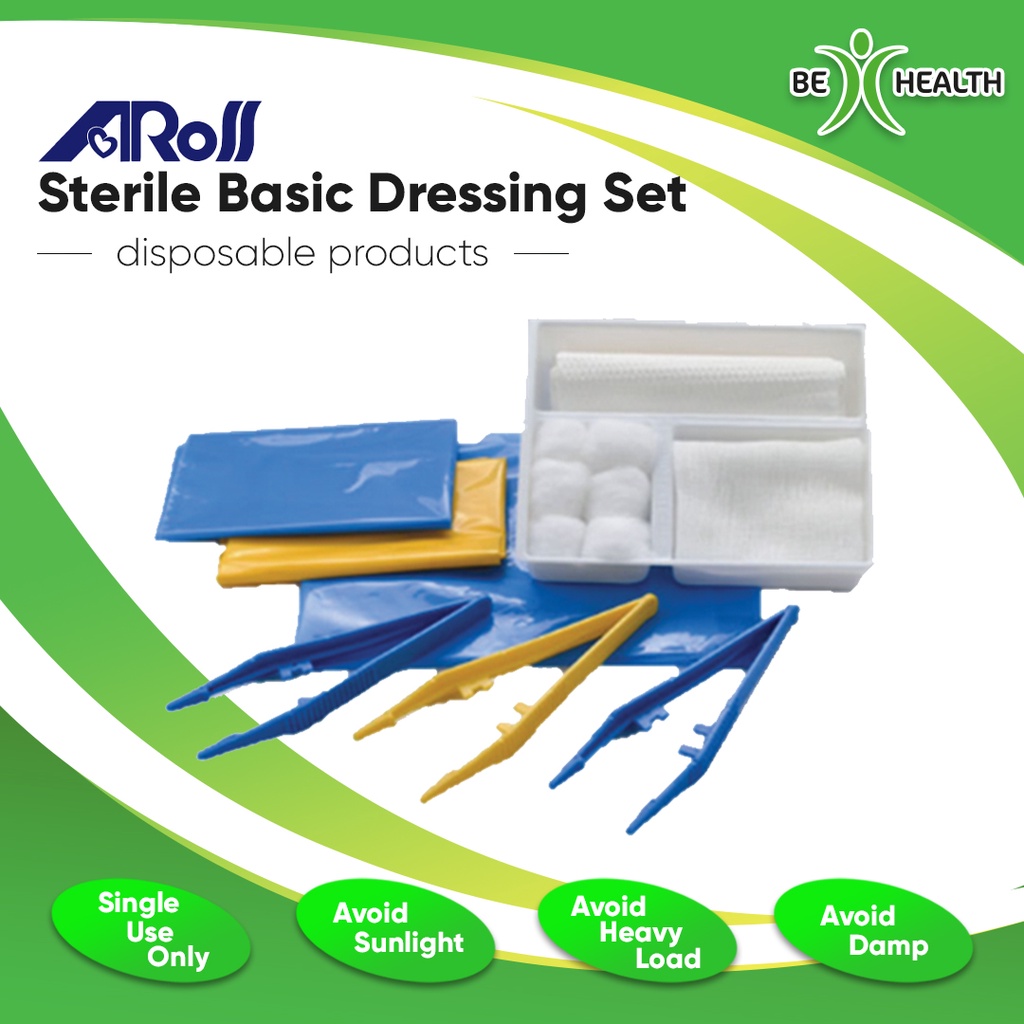 Sterile Basic Dressing Set Pkt Set Persalinan Asas Steril