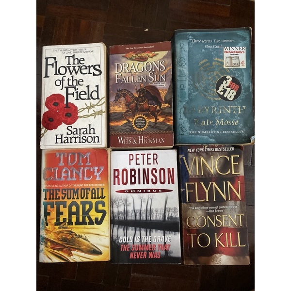 Preloved English Novels Secondhand Shopee Malaysia