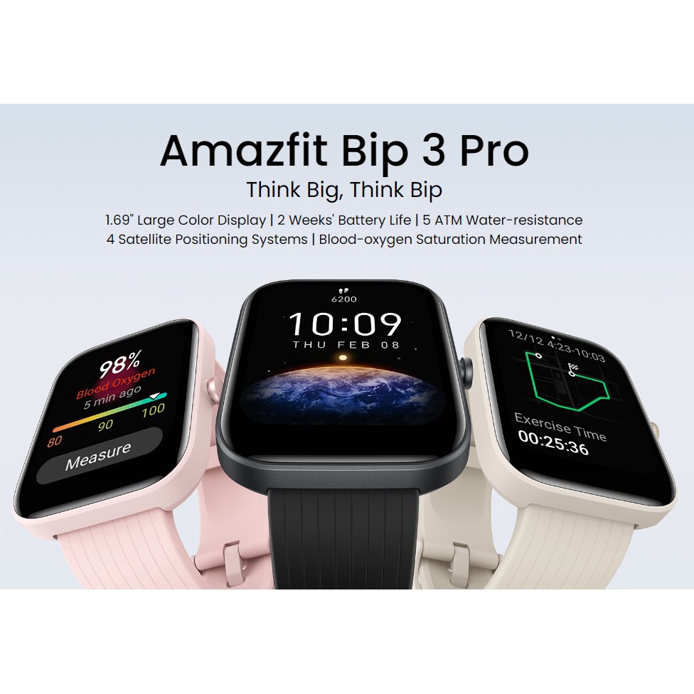 Original Amazfit Bip Pro Smart Watch Think Big Think Bip