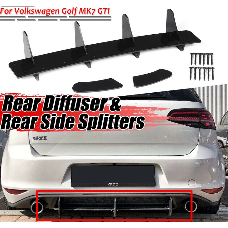 Ecs Tuning Gloss Black Rear Diffuser Golf Gti Atelier Yuwa Ciao Jp