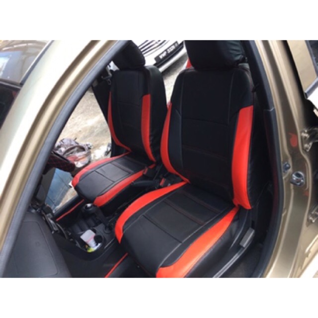 Saga Blm Flx Custom Fit Oem Car Seat Cushion Cover Pvc Red Black Semi