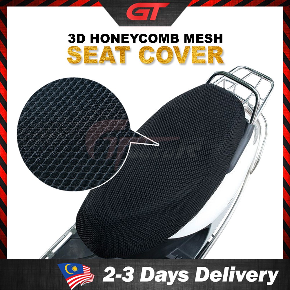 GTmotor Motorcycle Seat Cover Net Universal Seatcover Sarung Kusyen