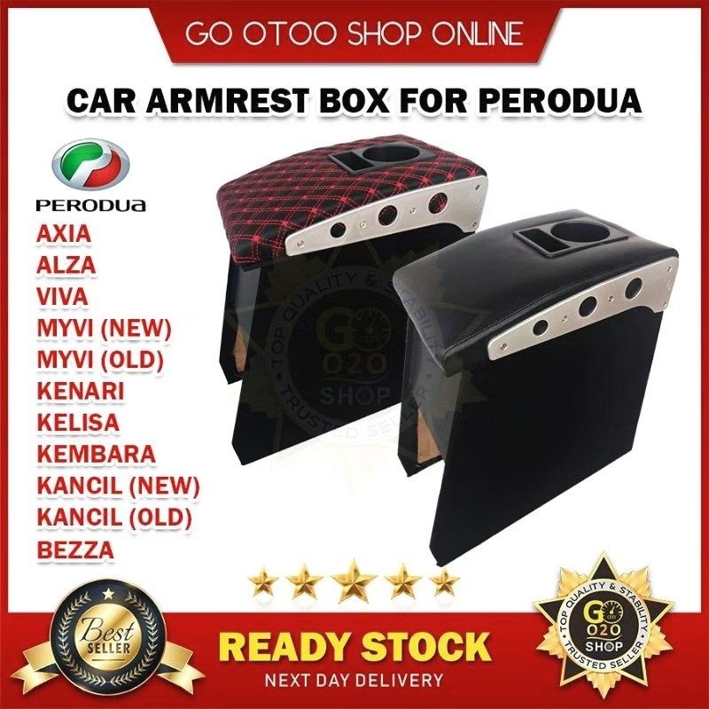 Car Arm Rest Armrest Console Box Perodua Axia Myvi Alza Kelisa Kenari