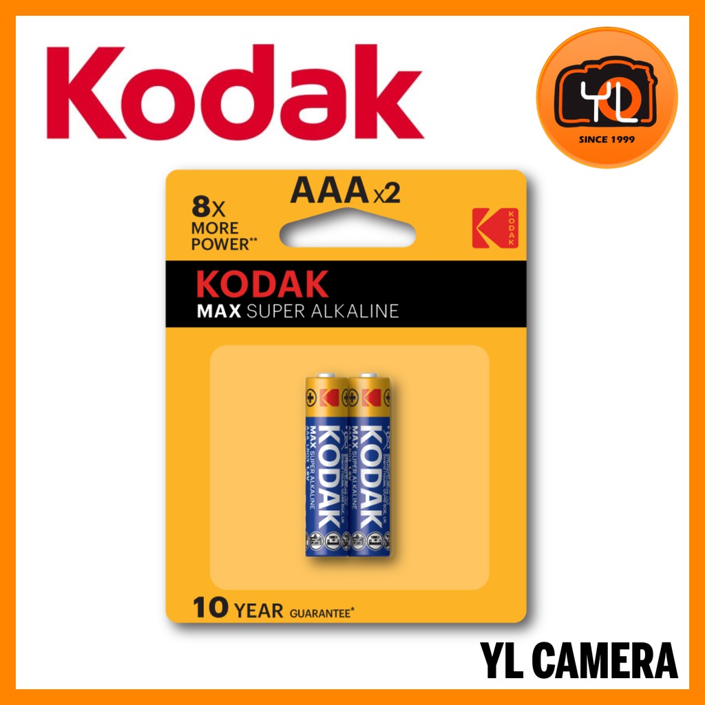 Kodak Max Super Alkaline Batteries Aaa Size Pcs Shopee Malaysia