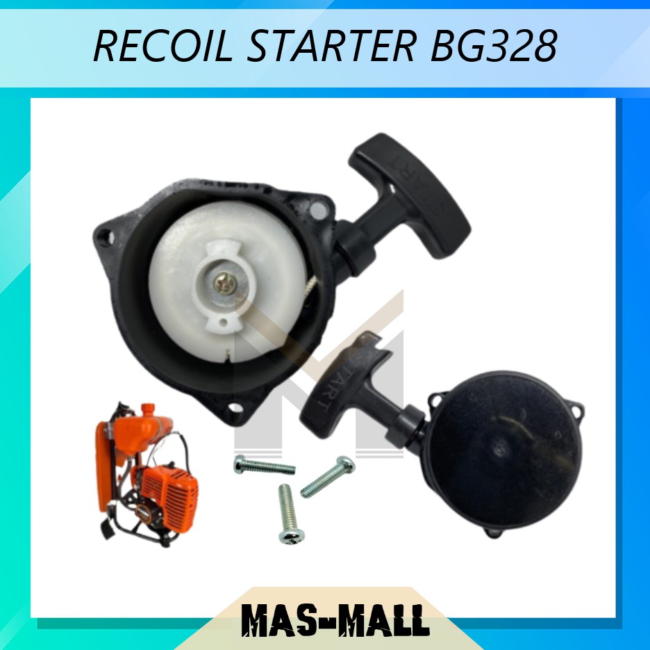 Recoil Starter Mesin Rumput BG328 3 Screws Brush Cutter Shopee Malaysia