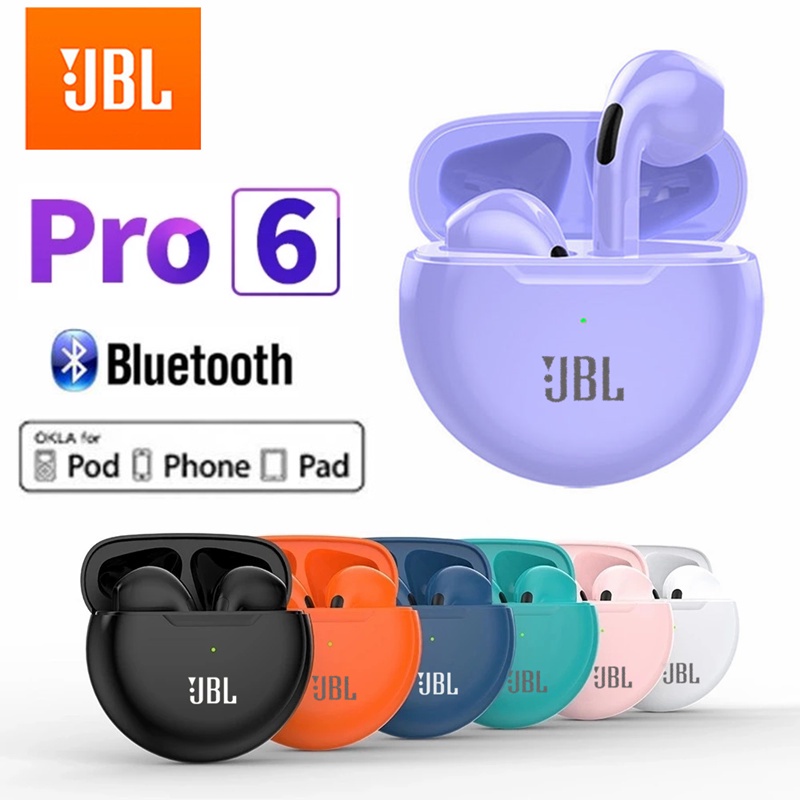 JBL Air Pro 6 TWS Bluetooth Earphone Wireless Headphone HiFi Bass Game