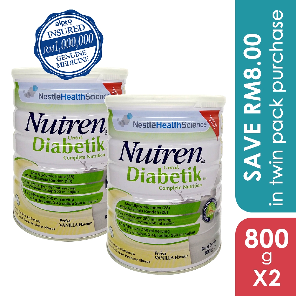 Nestle Nutren Diabetik Complete Vanilla G X Shopee Malaysia