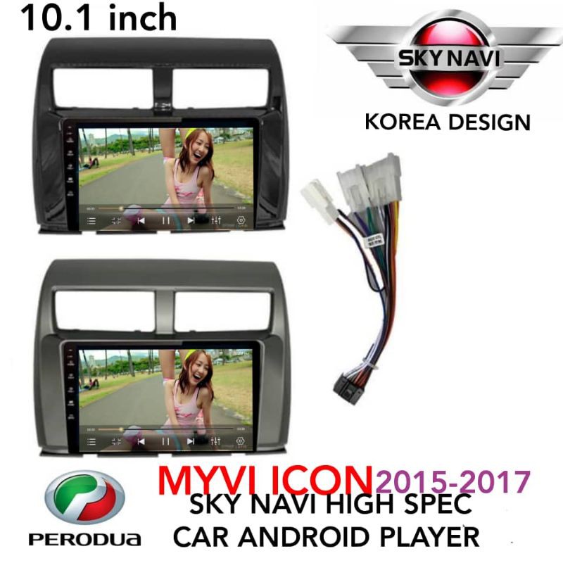 PERODUA MYVI ICON 2015 SKY NAVI CAR ANDROID PLAYER Shopee Malaysia