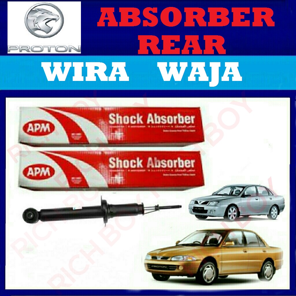 Wira Waja Gen Apm Rear Original Shock Absorber Proton Waja Gen Waja