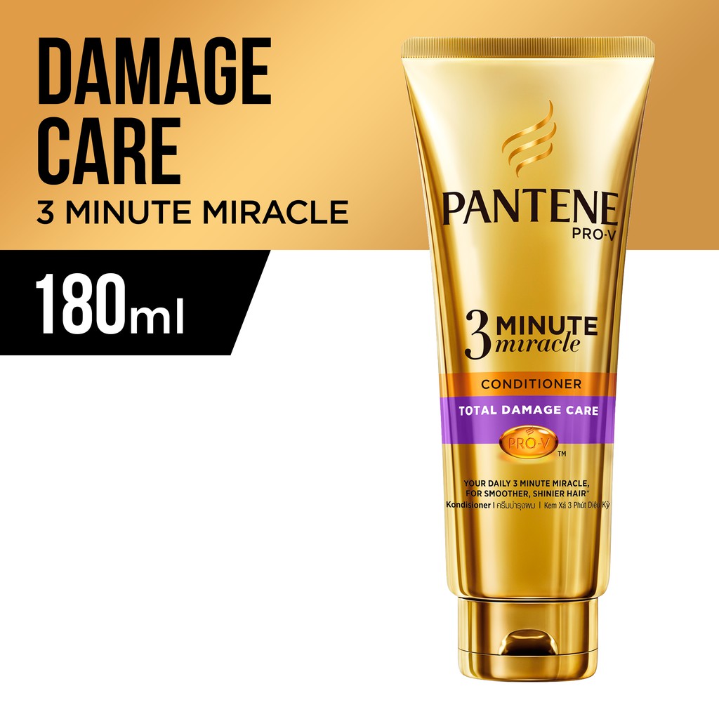 Pantene Pro V 3 Minute Miracle Conditioner Total Damage Care 180ml