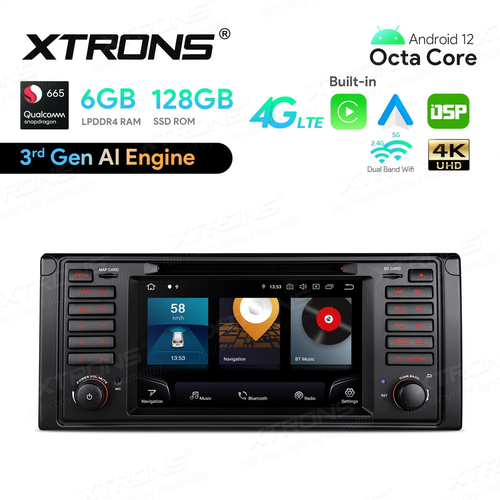 Xtrons Bmw E Android Car Player Qualcomm Core Built In