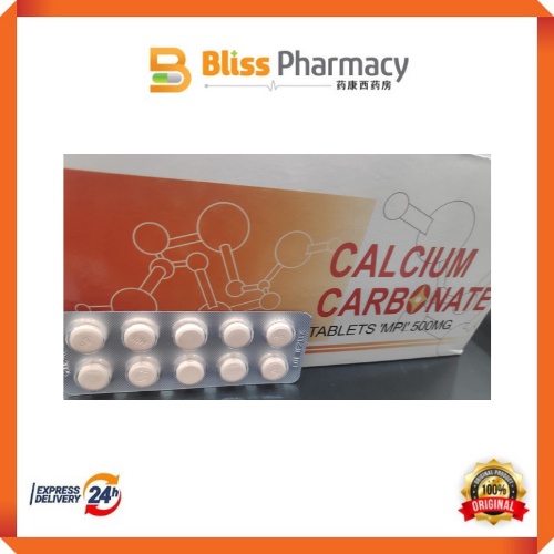 Satu Papan Mpi Calcium Carbonate Mg Tabs S Shopee Malaysia