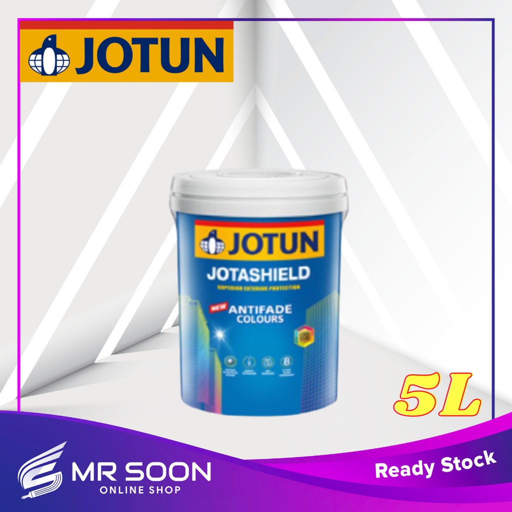 JOTUN JotaShield Antifade 5L Exterior Wall Paint Cat Luar Jotashield