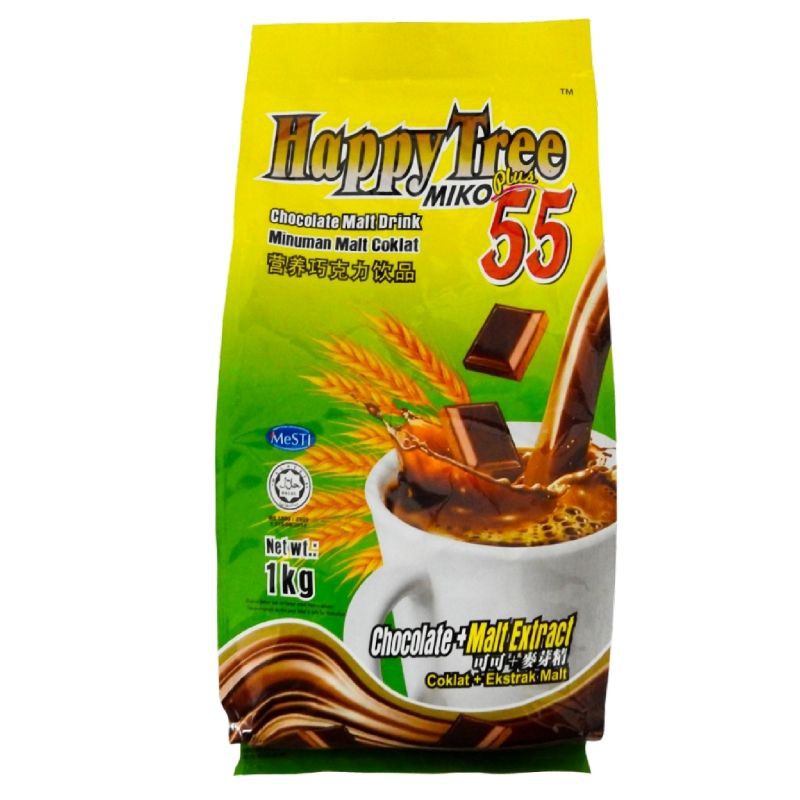 Happy Tree Miko Plus 55 Drink Chocolate Malt Minuman Malt Coklat 1kg