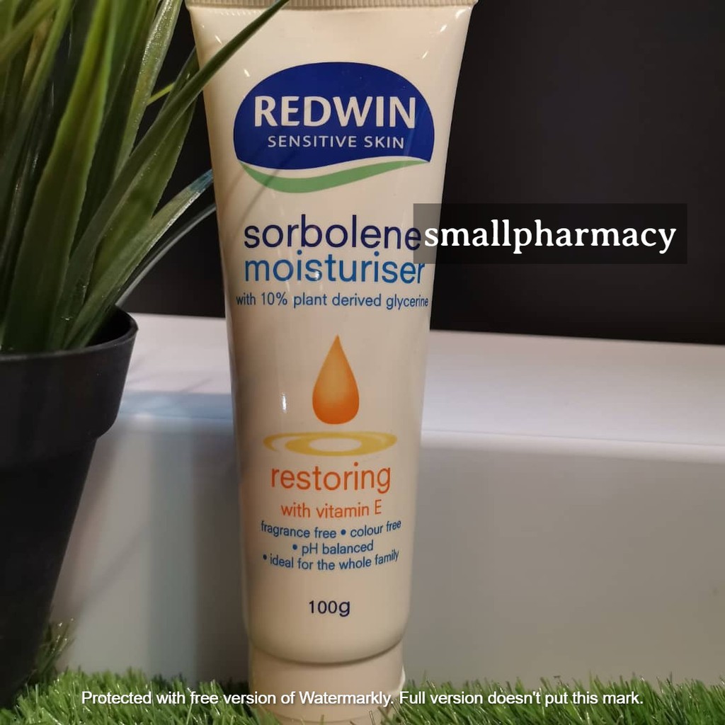 Redwin Sorbolene Moisturizer Restoring With Vitamin E 100g Shopee