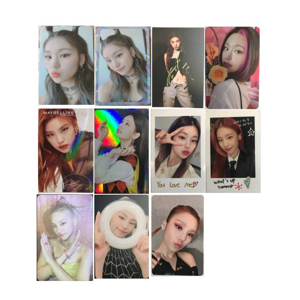 Cil Itzy Yeji Photocard Icy Not Shy Guess Who Crazy In Love