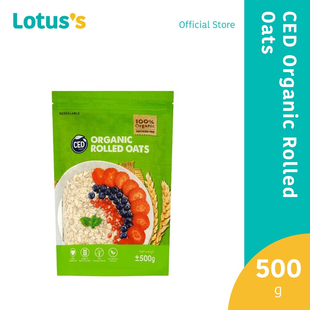 Ced Organic Rolled Oats G Shopee Malaysia