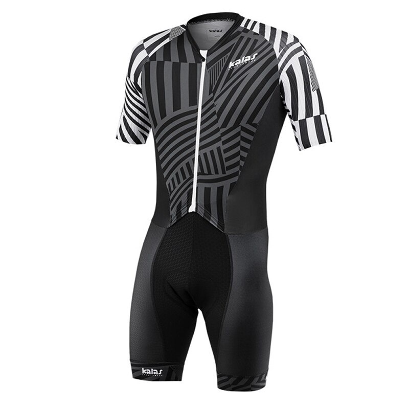 Kalas Cycling Skinsuit Jumpsuit Men Triathlon Summer Short Sleeve