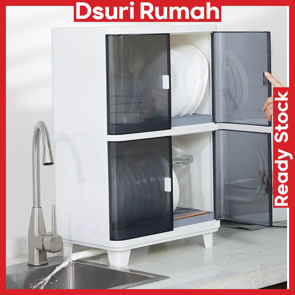 Rak Pinggan Bertutup Storage Rack Dish Rack With Cover Spice Rack Dish