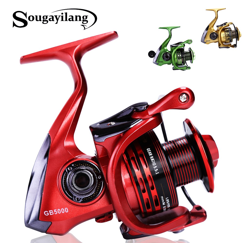 Sougayilang All Metal Body Bb Spinning Fishing Reel Eva Handle