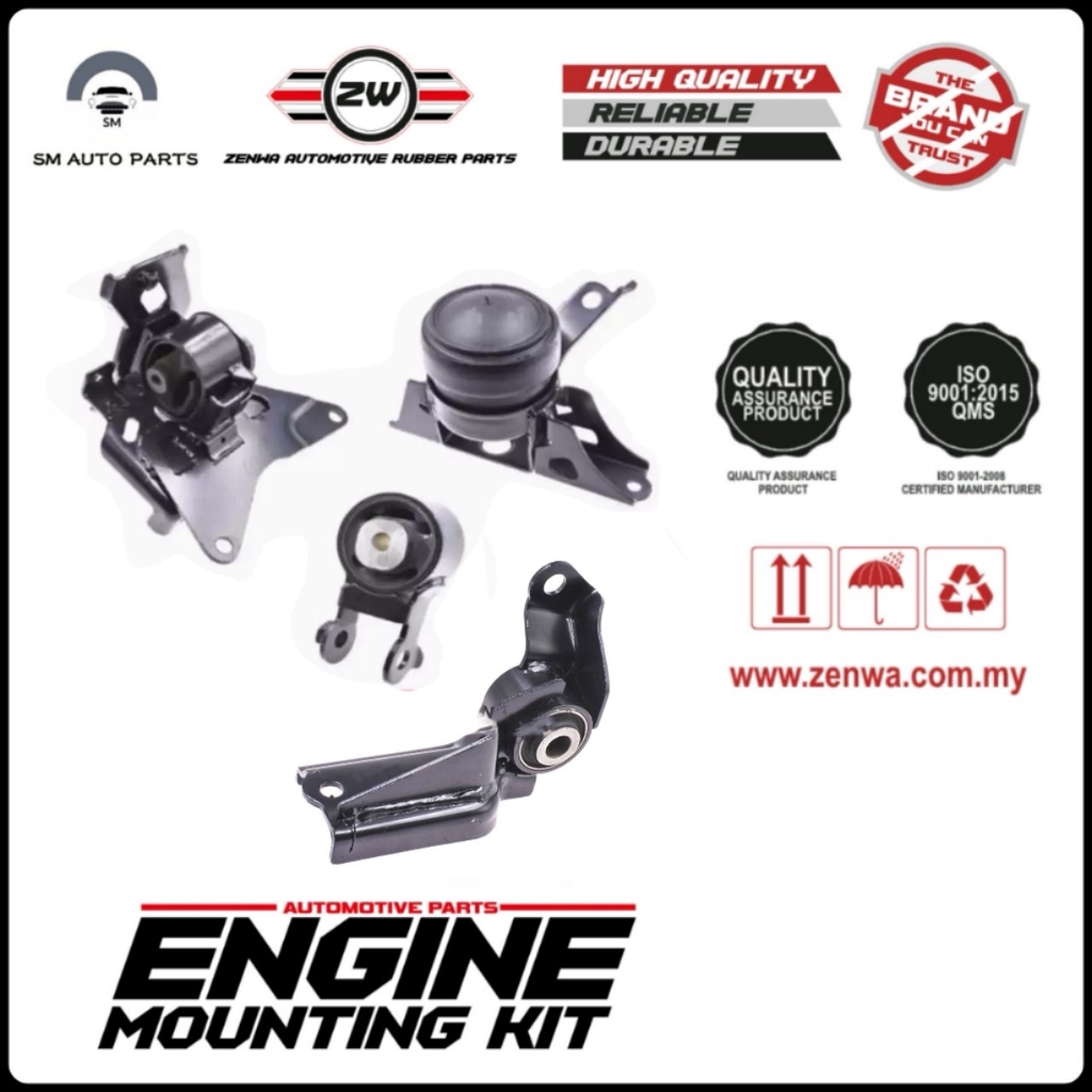 Zw Zenwa Vios Ncp Auto Engine Mounting Kit Set Set Pc Year