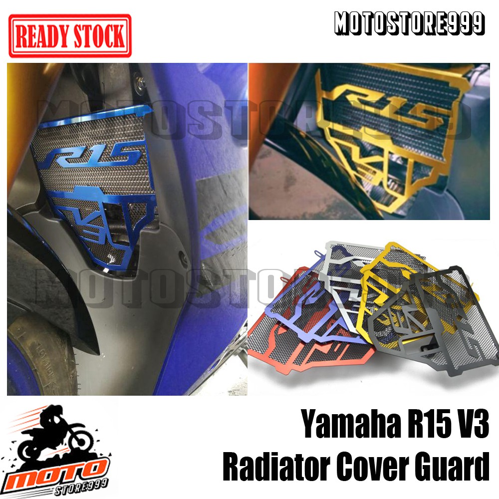 Yamaha R V Radiator Cover Guard Ready Stock Shopee Malaysia