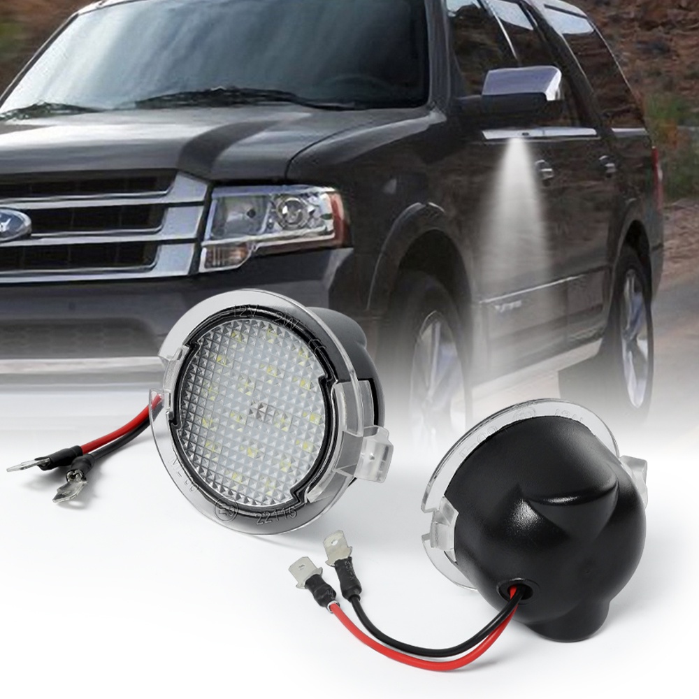 Led Side Under Mirror Puddle Lights For Ford F Expedition Explorer