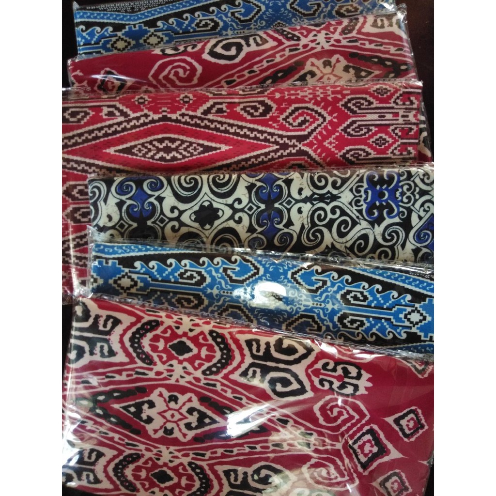 Kain Sarung Batik Asli Borneo Sarawak Sabah Sarong Songket