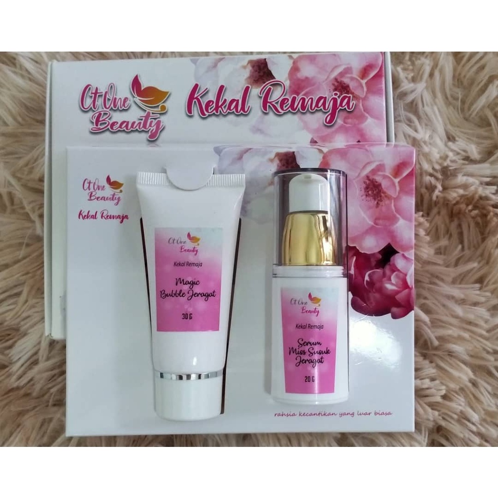 SKINCARE SET JERAGAT CT ONE BEAUTY MAGIC BUBBLE DAN SERUM MISS SUSUK