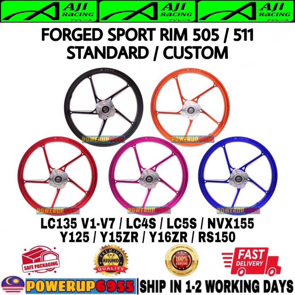 AJI RACING FORGED SPORT RIM FG505 FG 505 FG511 FG 511 CUSTOM HUB V2 Y15