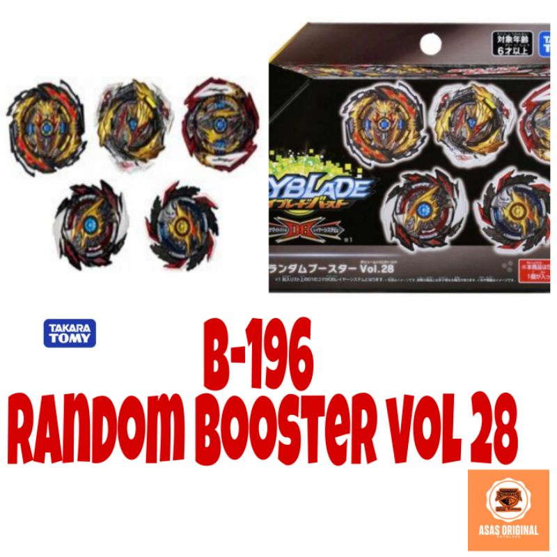 Original Takara Tomy Beyblade Random Booster Vol 28 Shopee Malaysia