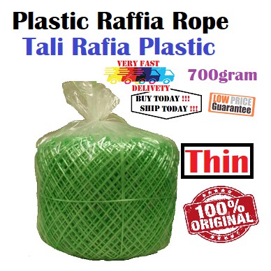 Plastic Raffia String Rope Tali Rafia Plastik Thick Thin G