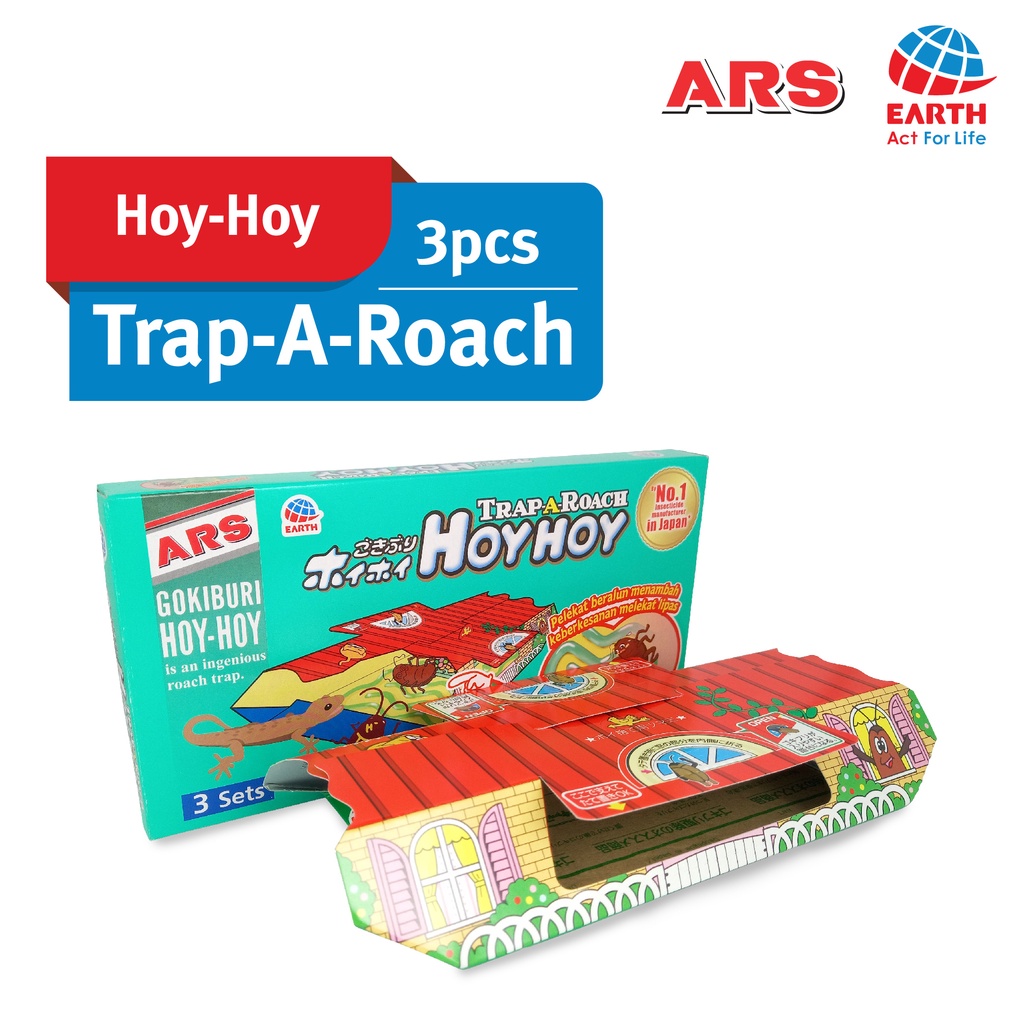 Ars Hoy Hoy Trap A Roach Sets Insecticide Free Bait Strong Glue