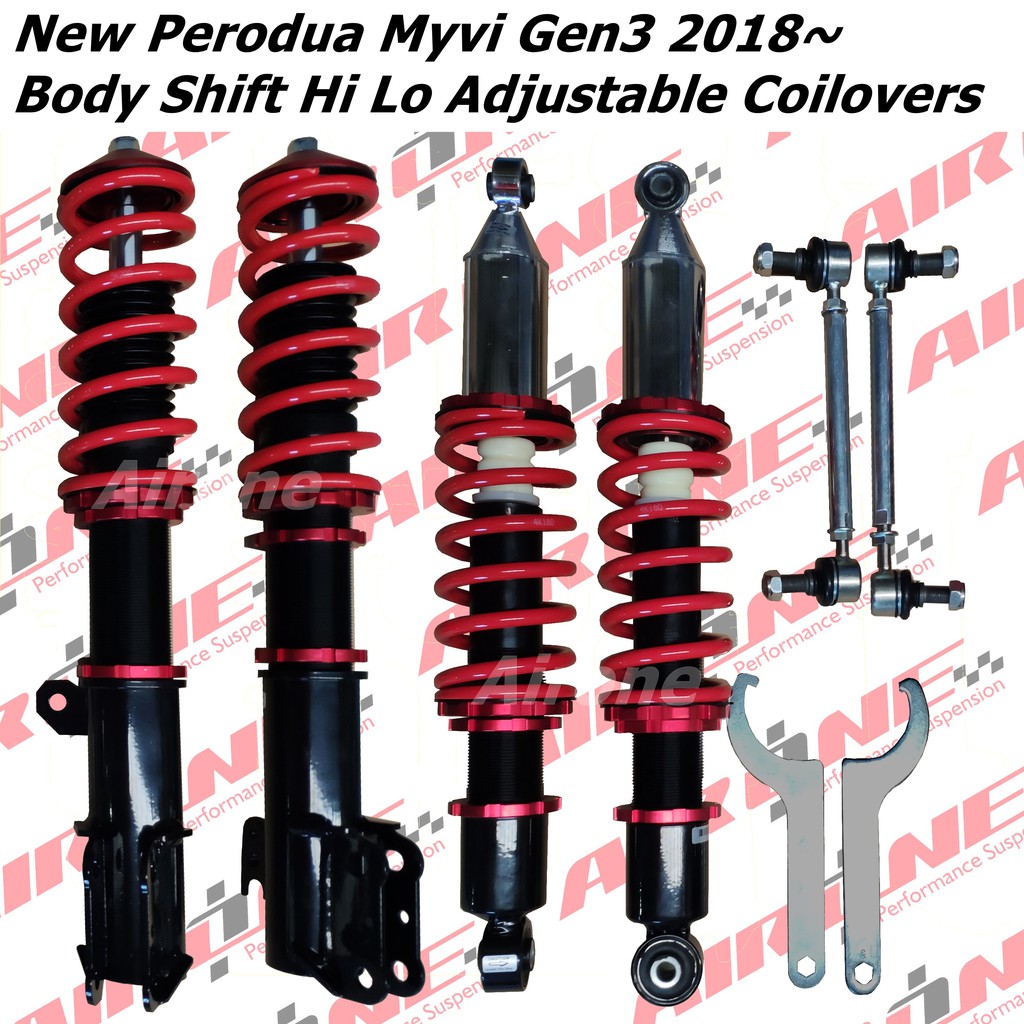 Perodua New Myvi Mg Adjustable Absorber Hi Lo Bodyshift