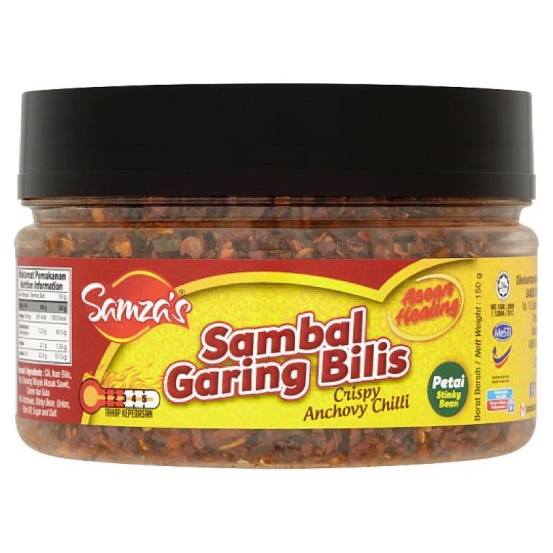 Samza S Stinky Bean Crispy Anchovy Chilli Sambal Garing Bilis Petai